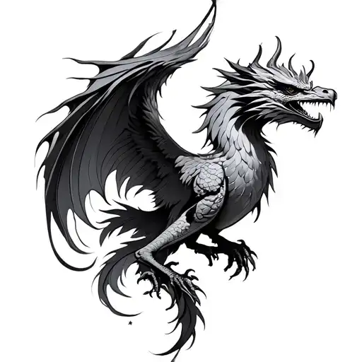 Dragon Fenix Bird