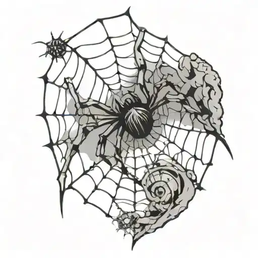 Spider Web That Spell's Out Poison