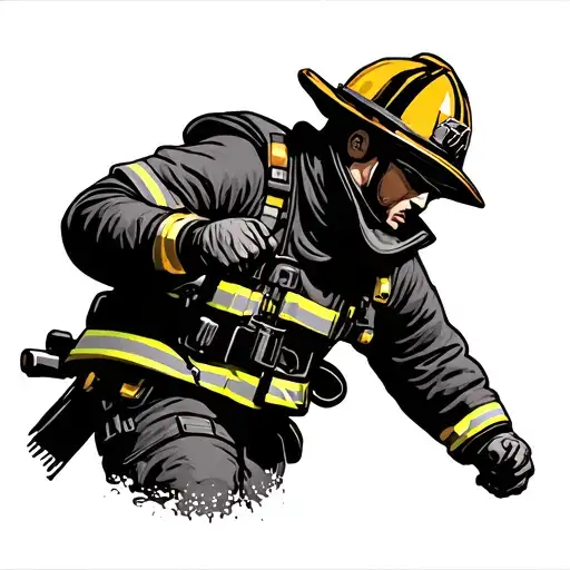 Firefighter Heroically Saving