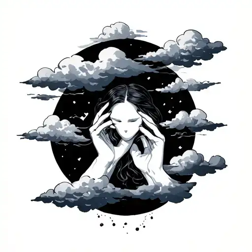 Clouds Underneath A Date With Hands