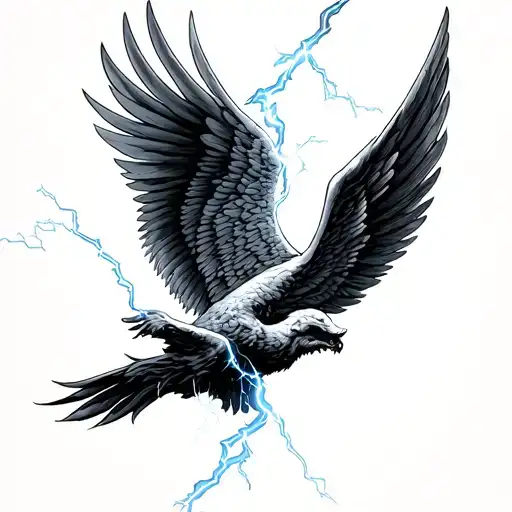 Lightning Strike Fall Of Icarus