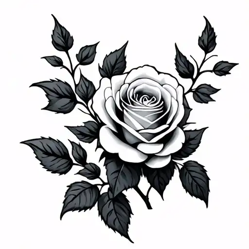 Branch Of Gothic Roses