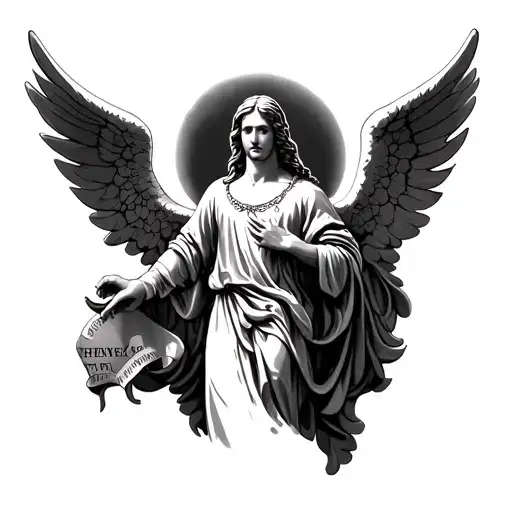 Guardian Angel With The Word