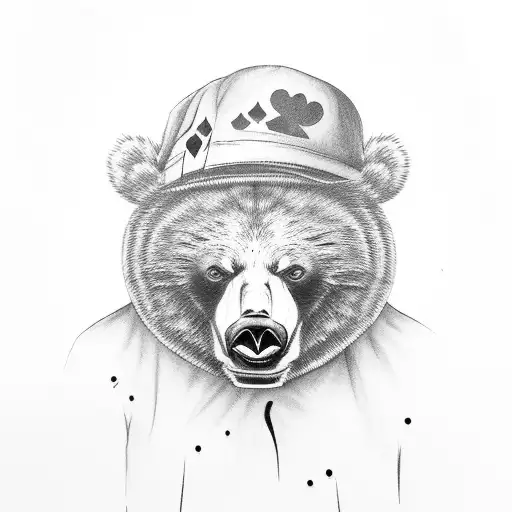 Bear Dressed As Joker