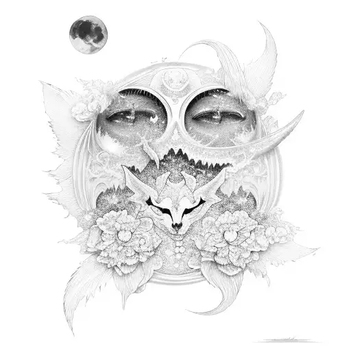 Moon Sword Flower Fantasy