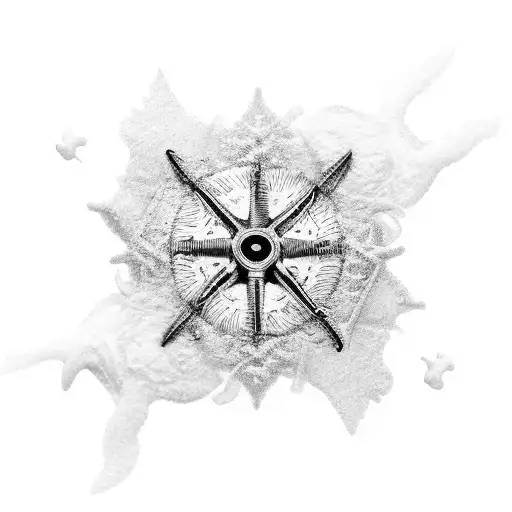 Sea Airplane Snowflake
