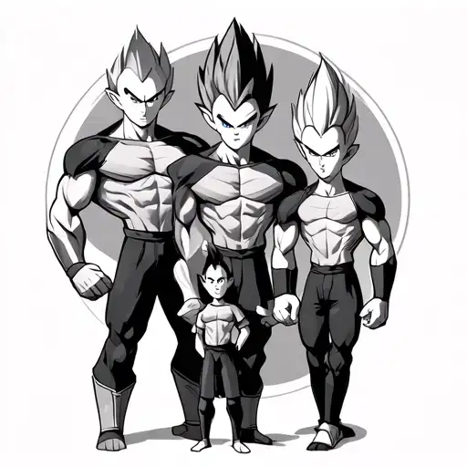 Vegeta Family Members
