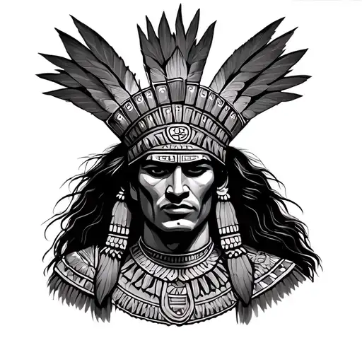Aztec Guerrero And King Mexica