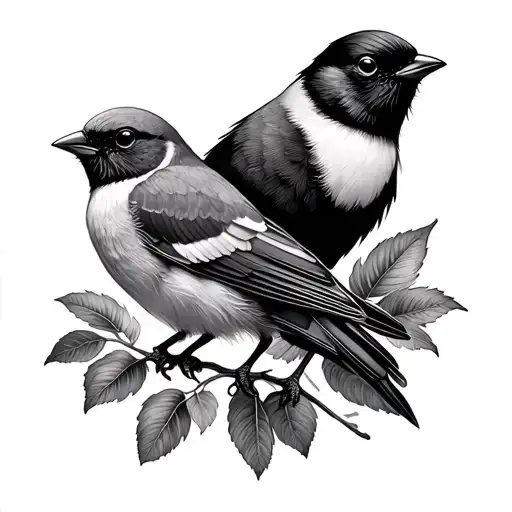 Pen With Little Birds