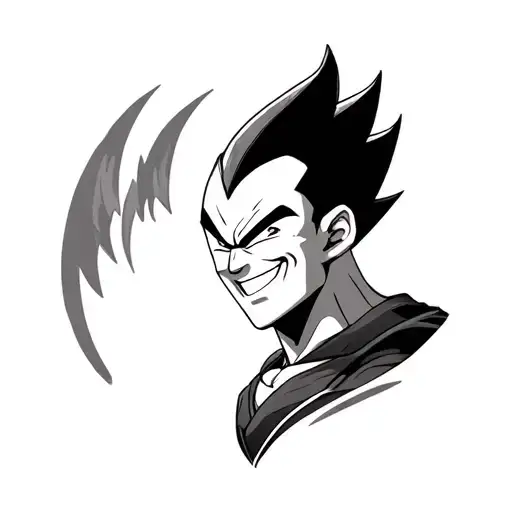 Vegeta Smiling