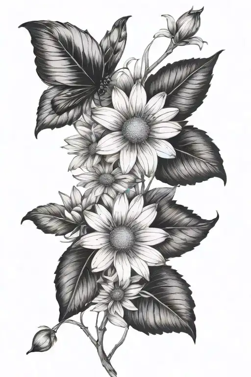 Daisy And Cosmo Flower