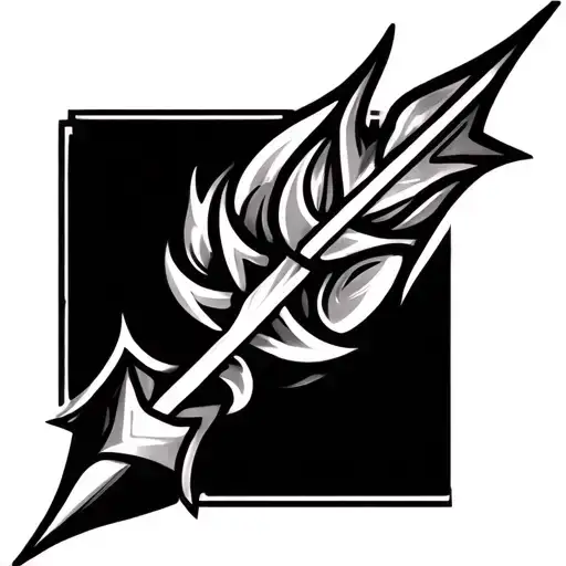 Beautiful Tribal Arrow Piercing