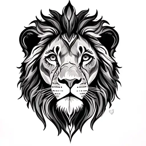 Lion In Mandala