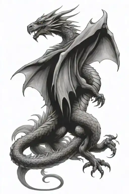Dragon With Wings