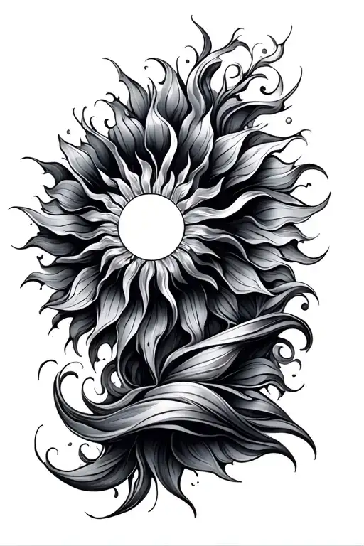 Sun Shining Abstract Elegant