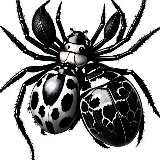 Spider And Ladybug