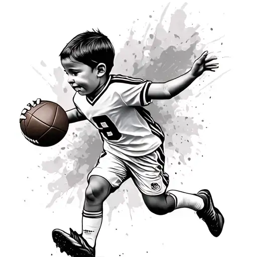 Children Playing Football