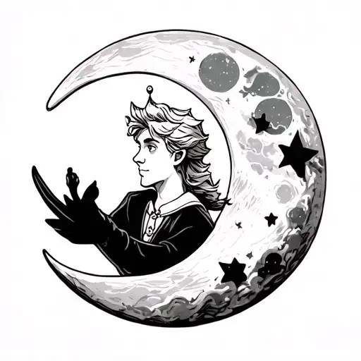 Little Prince Moon Pink Grumping