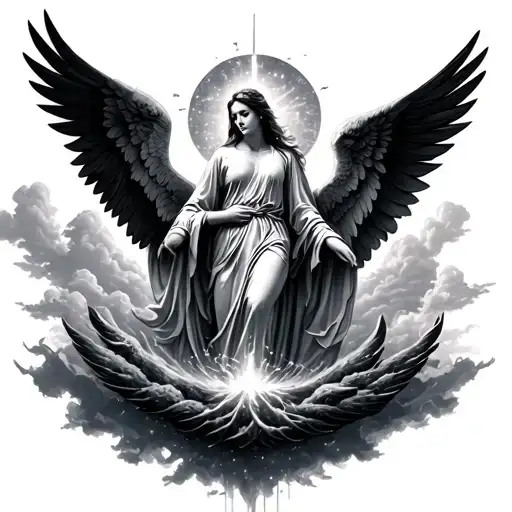 Asia To Heaven With Two Angels On The Sides