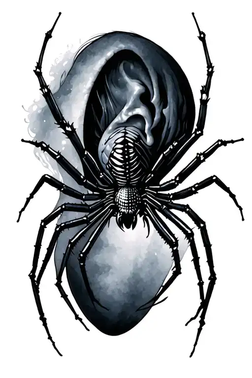 Spider In The Small Ear