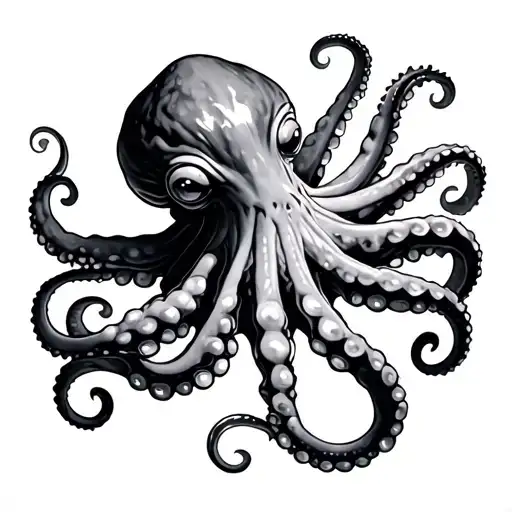 Rare Deep-sea Octopus Wrapped