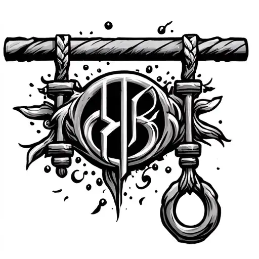 The Bar Symbolizing Power And Strength