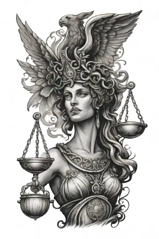 Justitia Roman Goddess