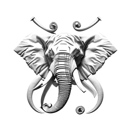 Elephant Head Family Crest