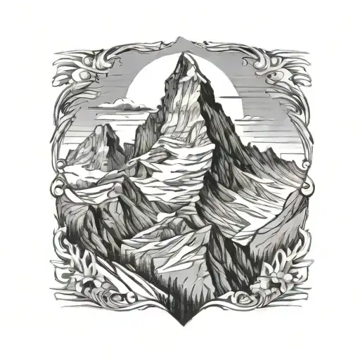 Matterhorn Mountain Peak
