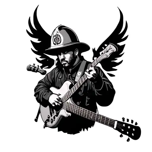 Firefighter And Musician