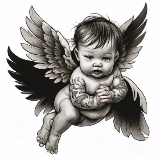 Baby Wings Spread Wide