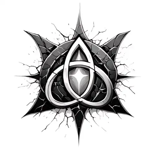 Triquetra Cracked 3D Opens