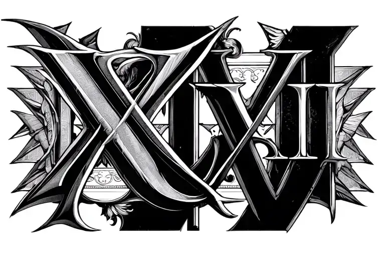 Roman Numerals Ix Viii Vii