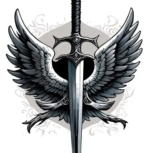Dagger With Wings