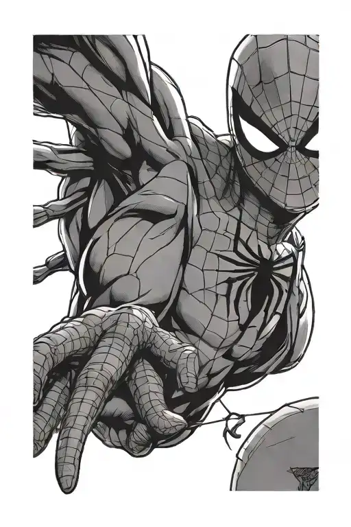 Spider Man Holding