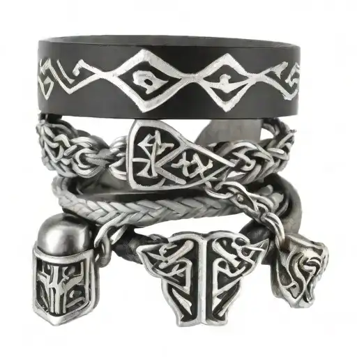 Bracelet Viking Runes
