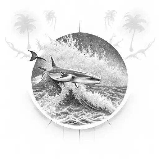 Full Back Ocean Scene