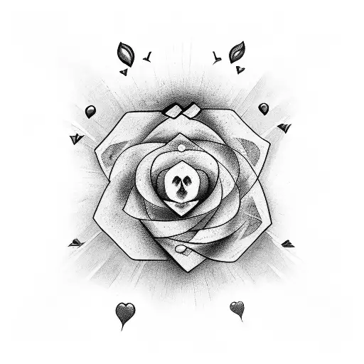 Design A Tattoo That Combines The Word 'Love' With A Collage Of Meaningful Images