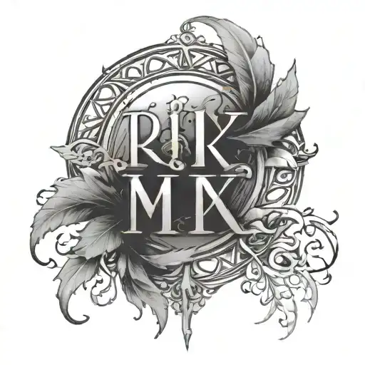 A Date In Roman Numerals Representing Rebirth Back Tattoo Male