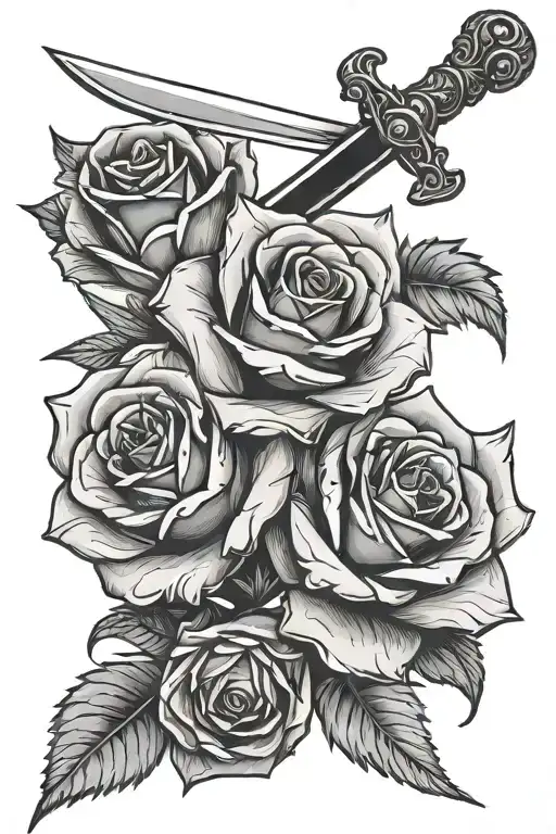 Sword Piercing A Rose