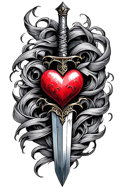 Dagger With Heart