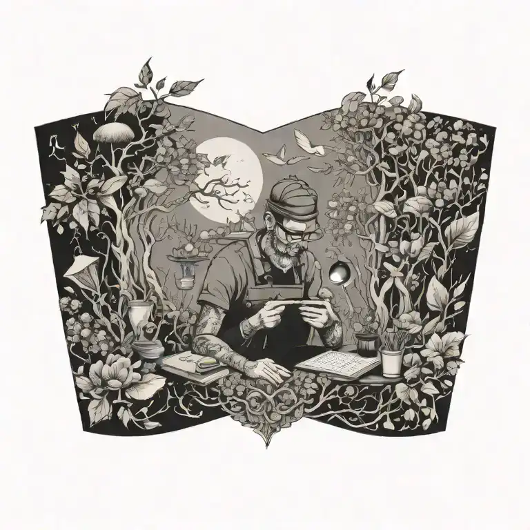 Programmer Artist Nature Symbolism Thinking Worker