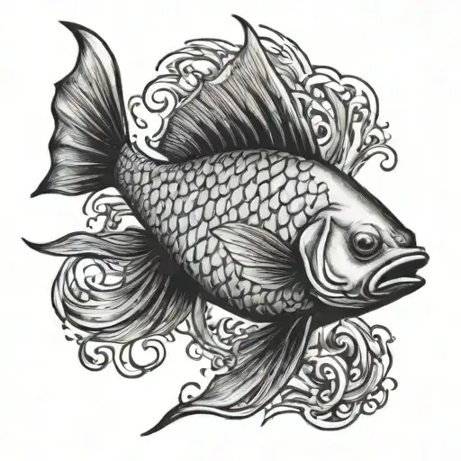 Freedom Fish Swimming