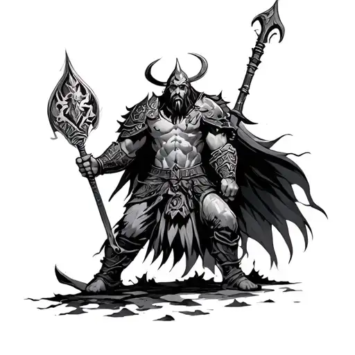 Warrior Protecting Tesosro