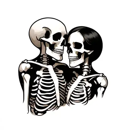 Skeleton Couple