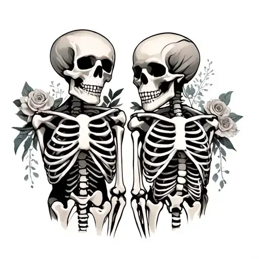 Skeleton Couple