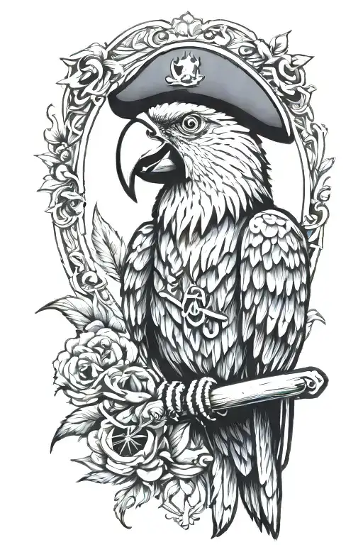 Parrot Pirate Sailor Jerry Garcia