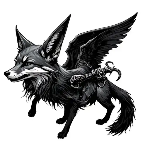 Teumassian Fox Escaping Grim Reaper