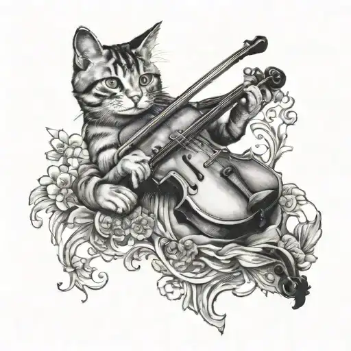 Cat And A Fiddle