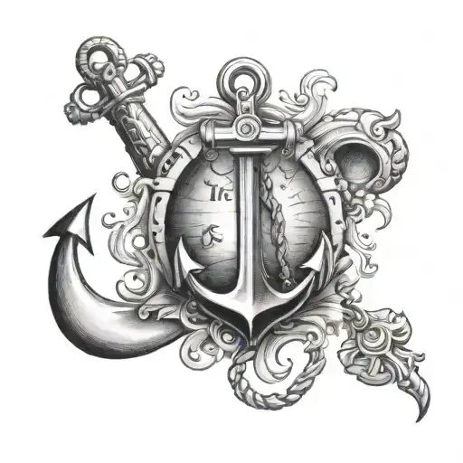 Anchor And Hourglass
